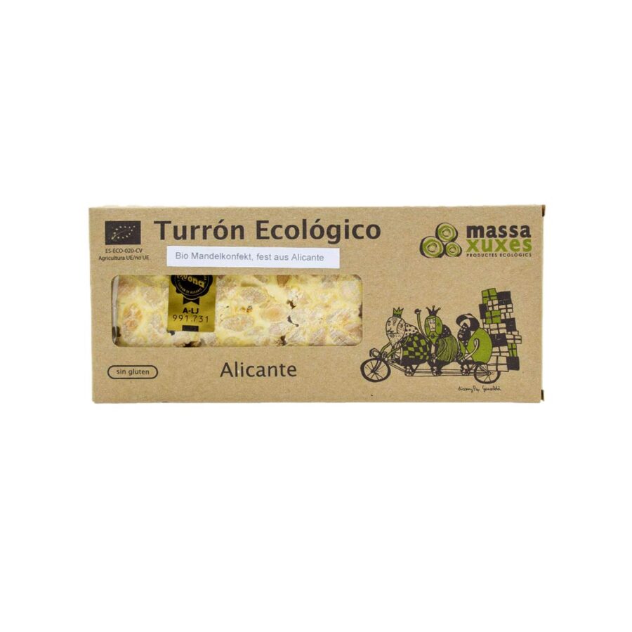 Bio-Mandelkonfekt,-Turrón-Alicante