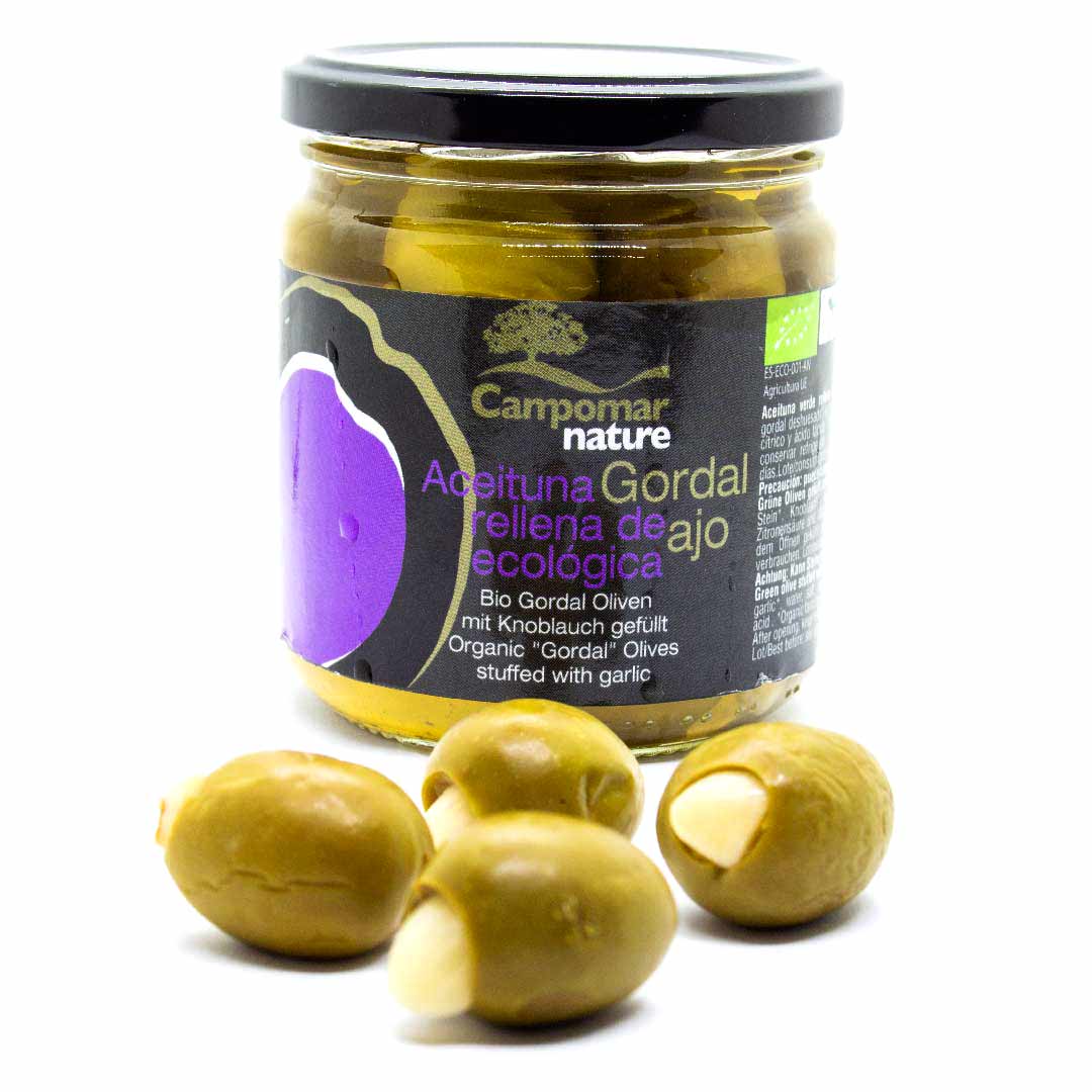 Bio Oliven, gefüllt mit Knoblauch - Kaiser Selection