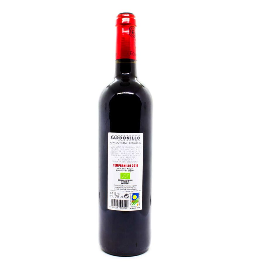 Rotwein-Garnacha,-Junger-Wein,-Bio,-Vegan